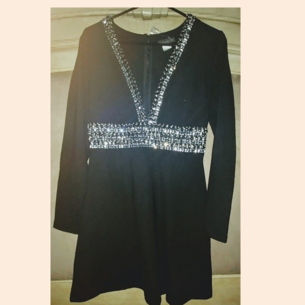 Venus gem black dress